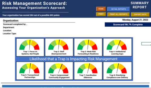 Launching the Risk Management Scorecard - InterAction